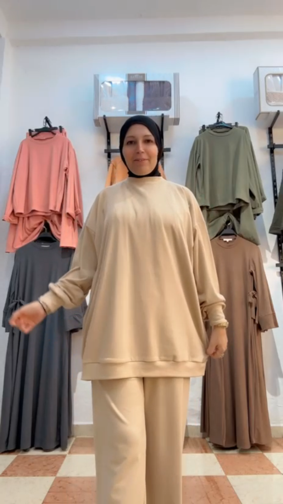 أنصوبل شتوي مريح لإطلالة دافئة